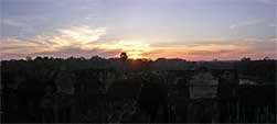 Sunset from the top of Angkor Wat