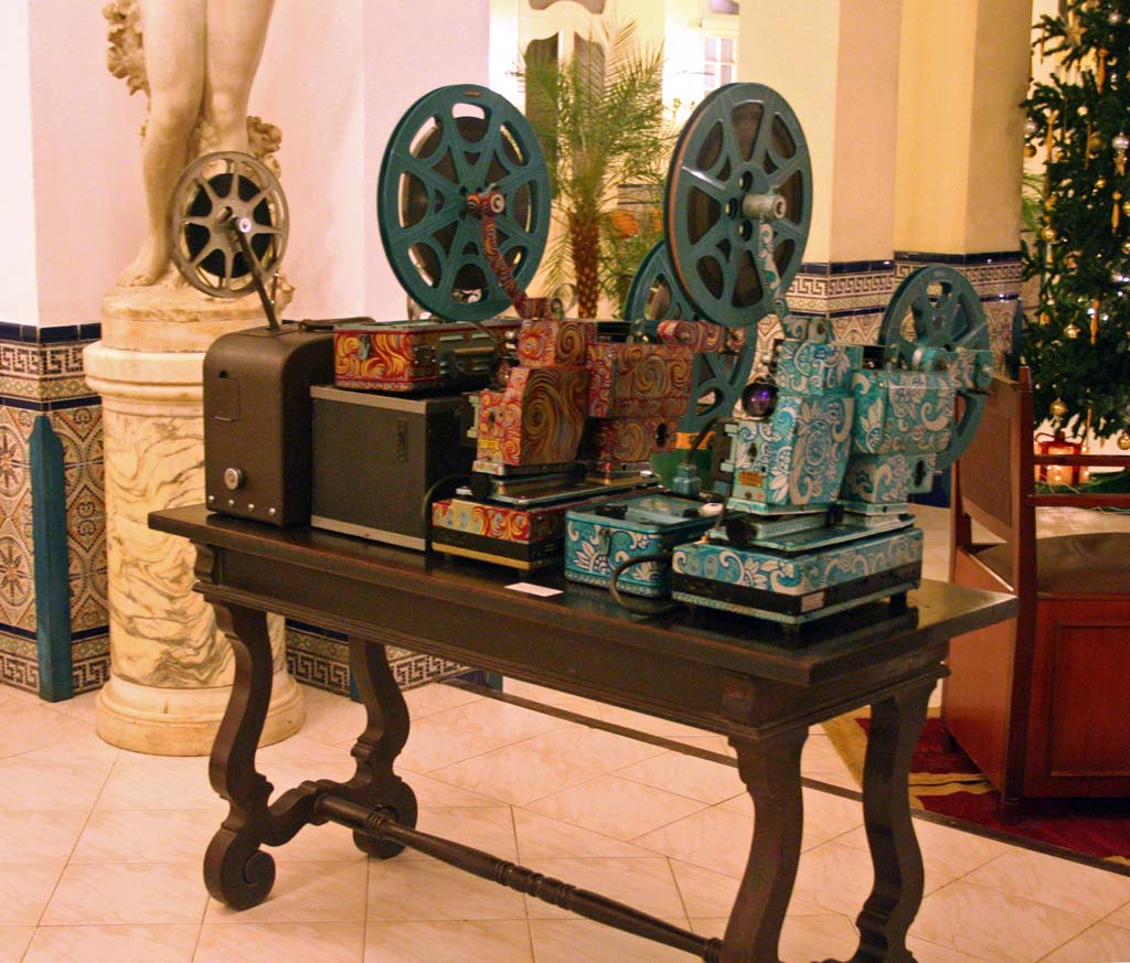 An art installation in the lobby.