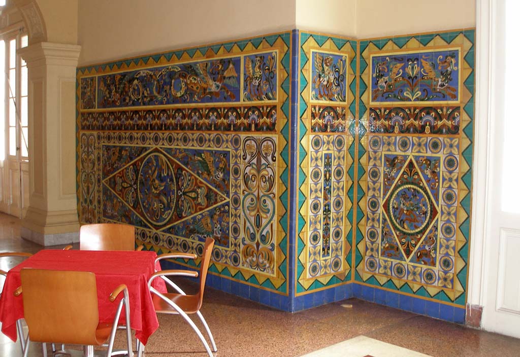 A corner of the café at the <em>Centro Asturiano</em>.