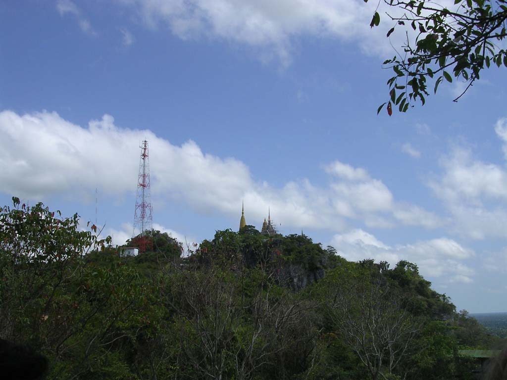 Lon Nol's stupa from a distance