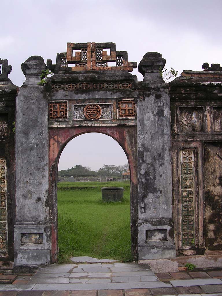 One of the gates to the almost totally destroyed Forbidden Purple City